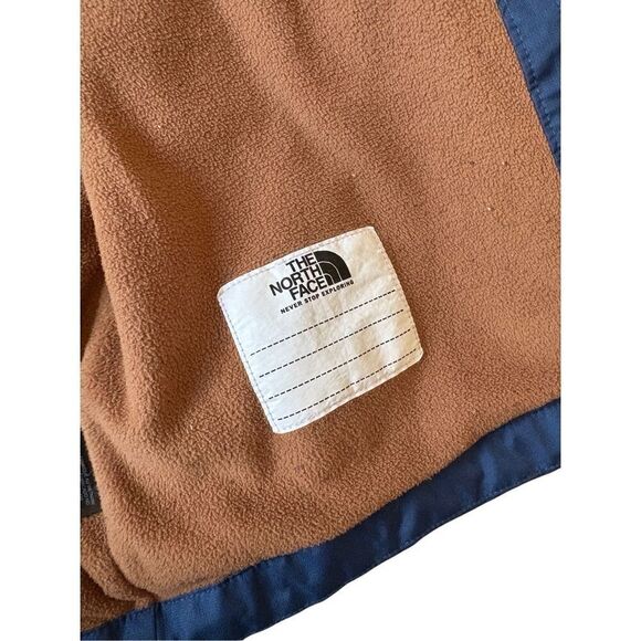 The North Face Jacket Boys XL Hooded Fleece Lined Navy Blue - Picture 11 of 11